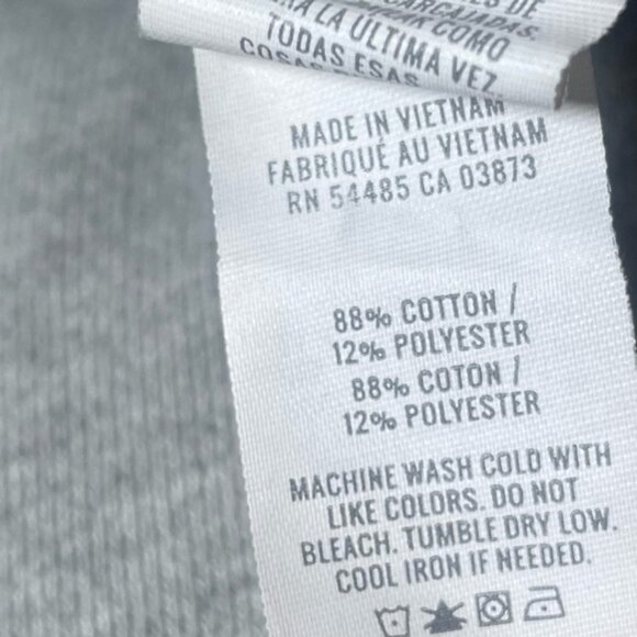 Aerie Medium Oversized Sweatshirt Grey Loungewear Casual Neutral Minimalist Tops - Picture 9 of 9